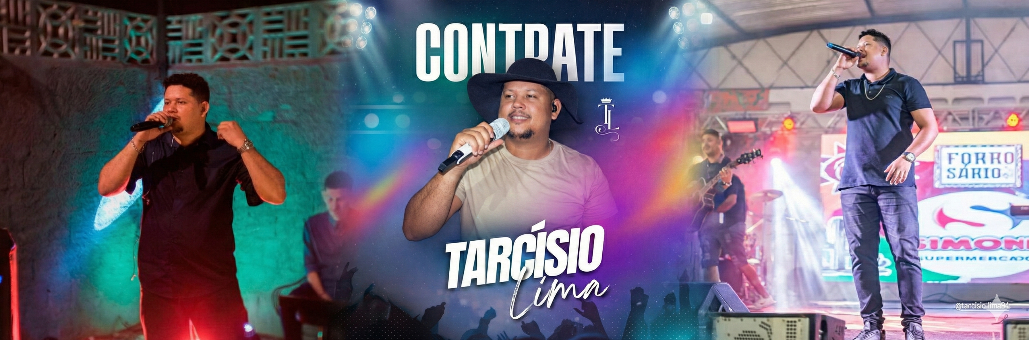 Foto do cantor Tarcísio Lima